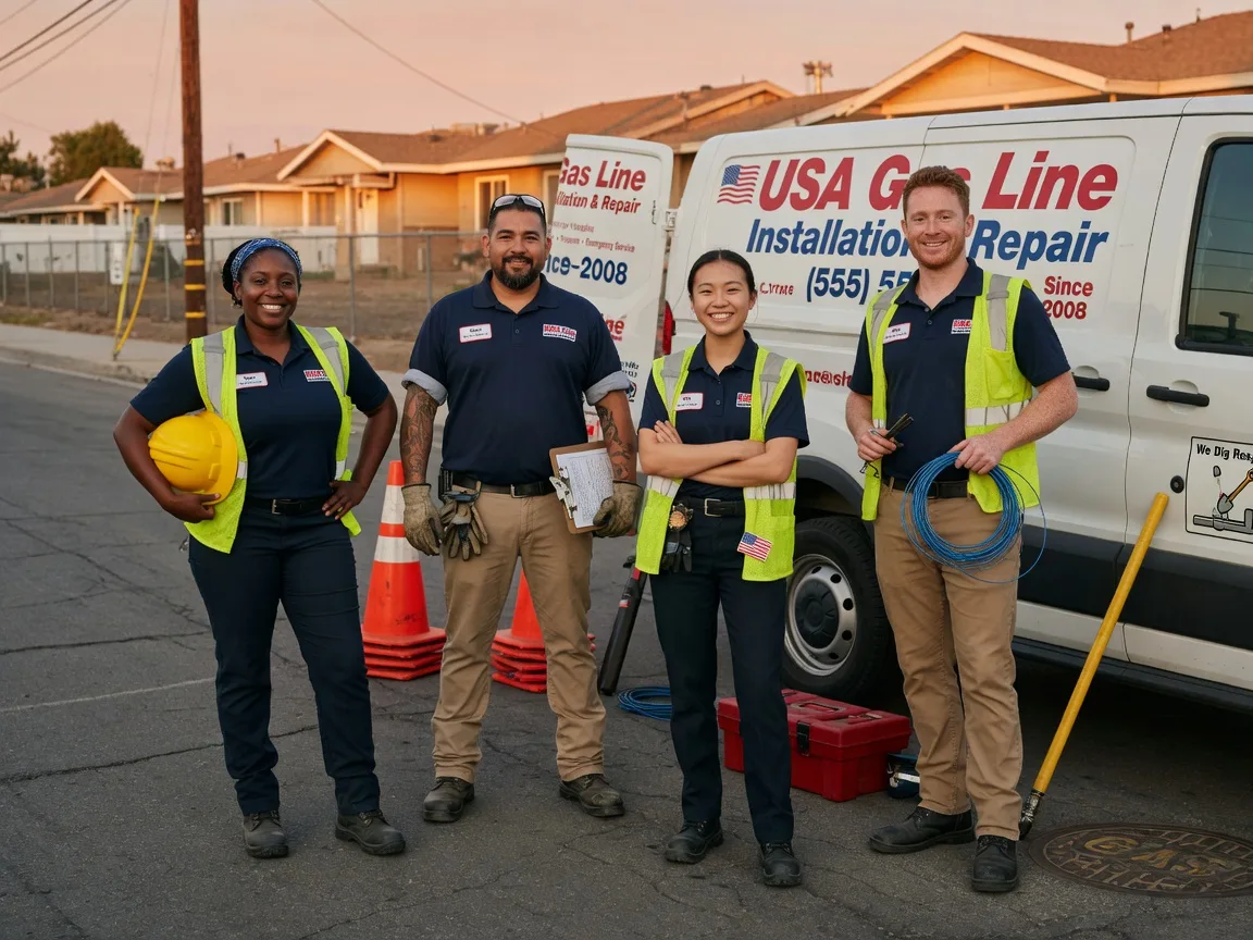 Gas Line Installation company in Odell, TX